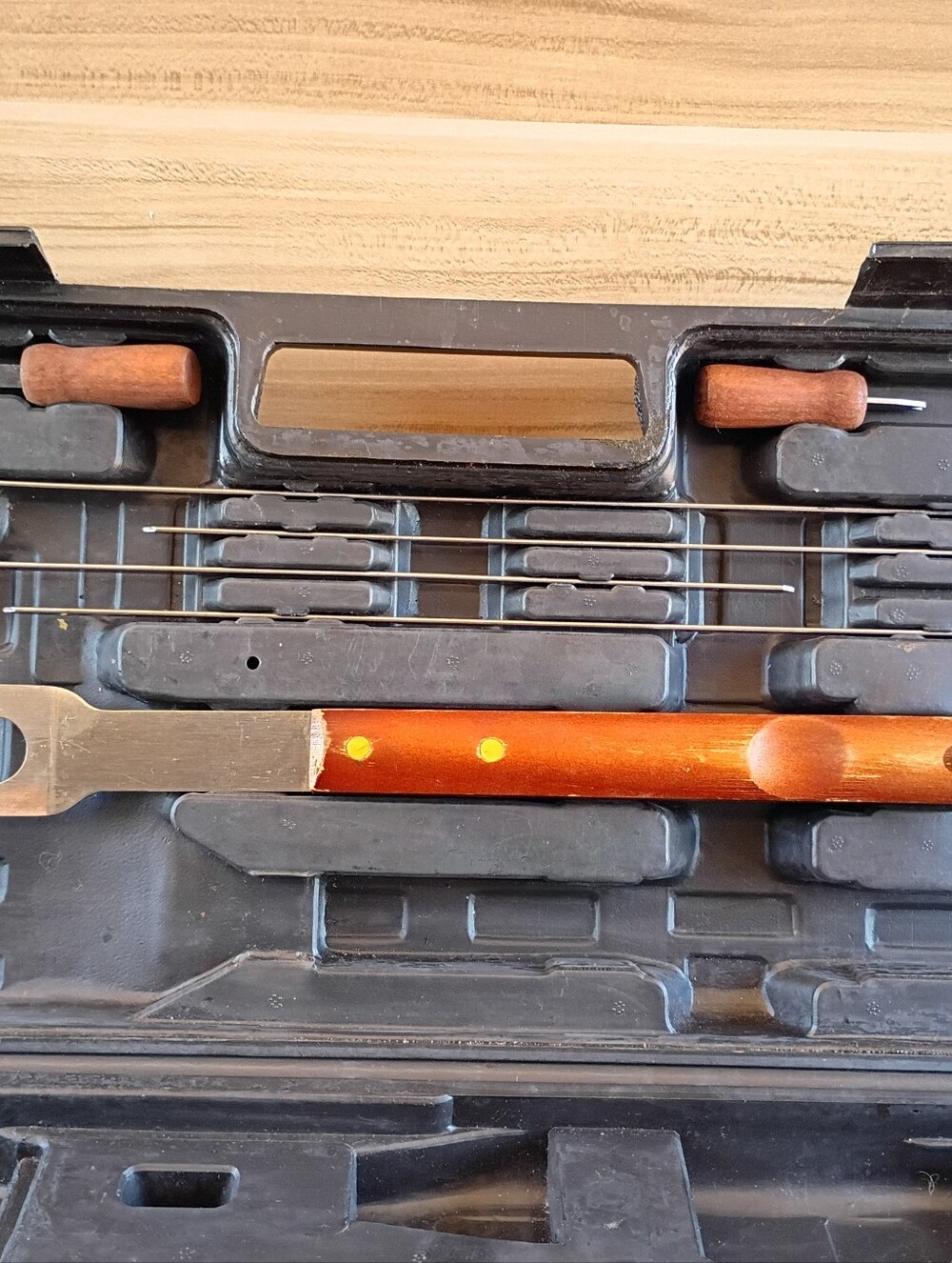 Cuisinart 12-Pc. Wooden Handle Grilling Tool Set View 3